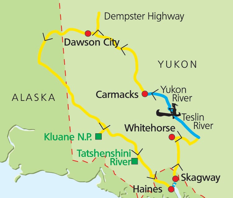 Klondike River Map